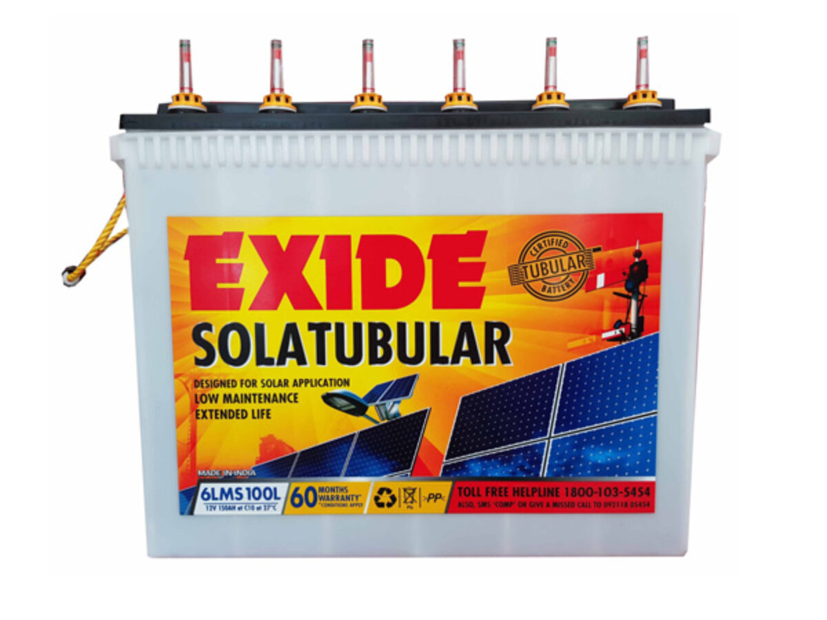 Exide Sola Tubular 100Ah